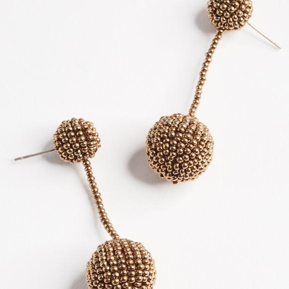 Bronze Madewell Beaded Drop Earrings